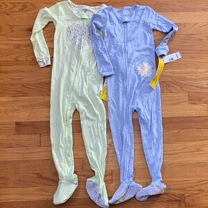 Lot Bundle Toddler Girl Footie Pajamas 4T